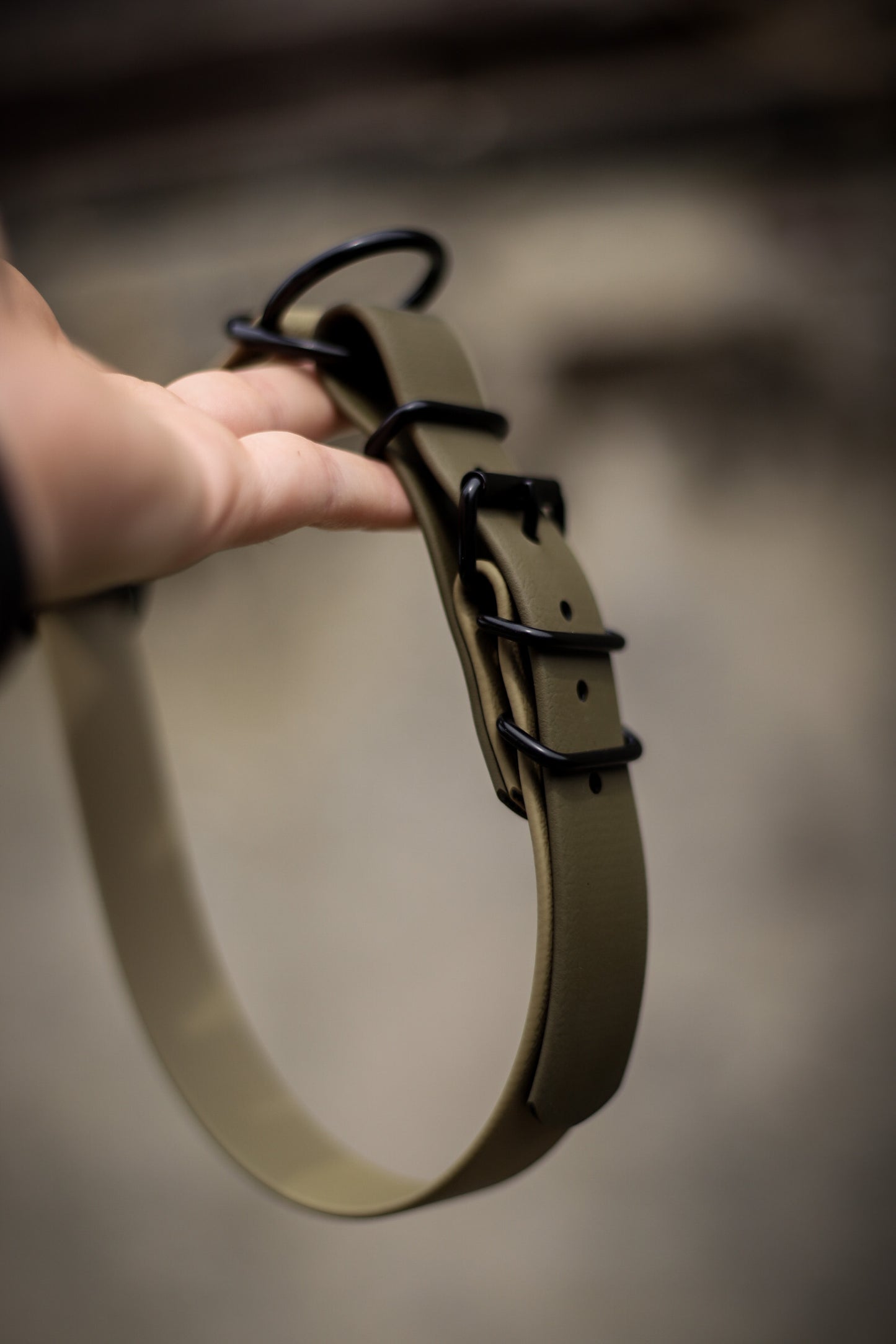 Verstellbares Zugstopp-Halsband aus BioThane | zweifarbig